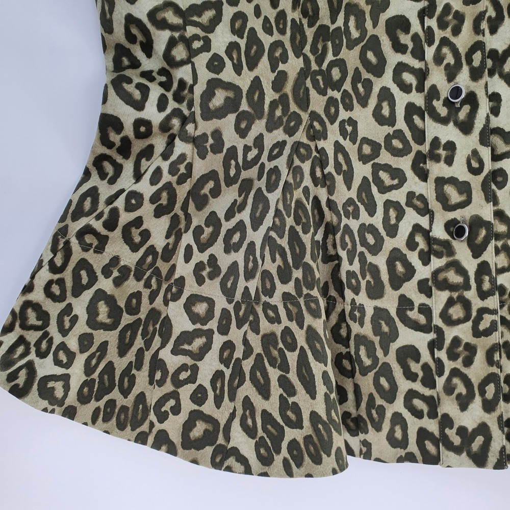 Lafayette 148 NY Cheetah Animal Print Pants & Tank Top Set Maximalism Sz 12/10 - Picture 5 of 10